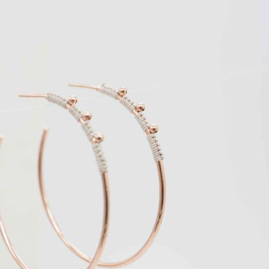 EARRINGS MIA G. PINK GOLD