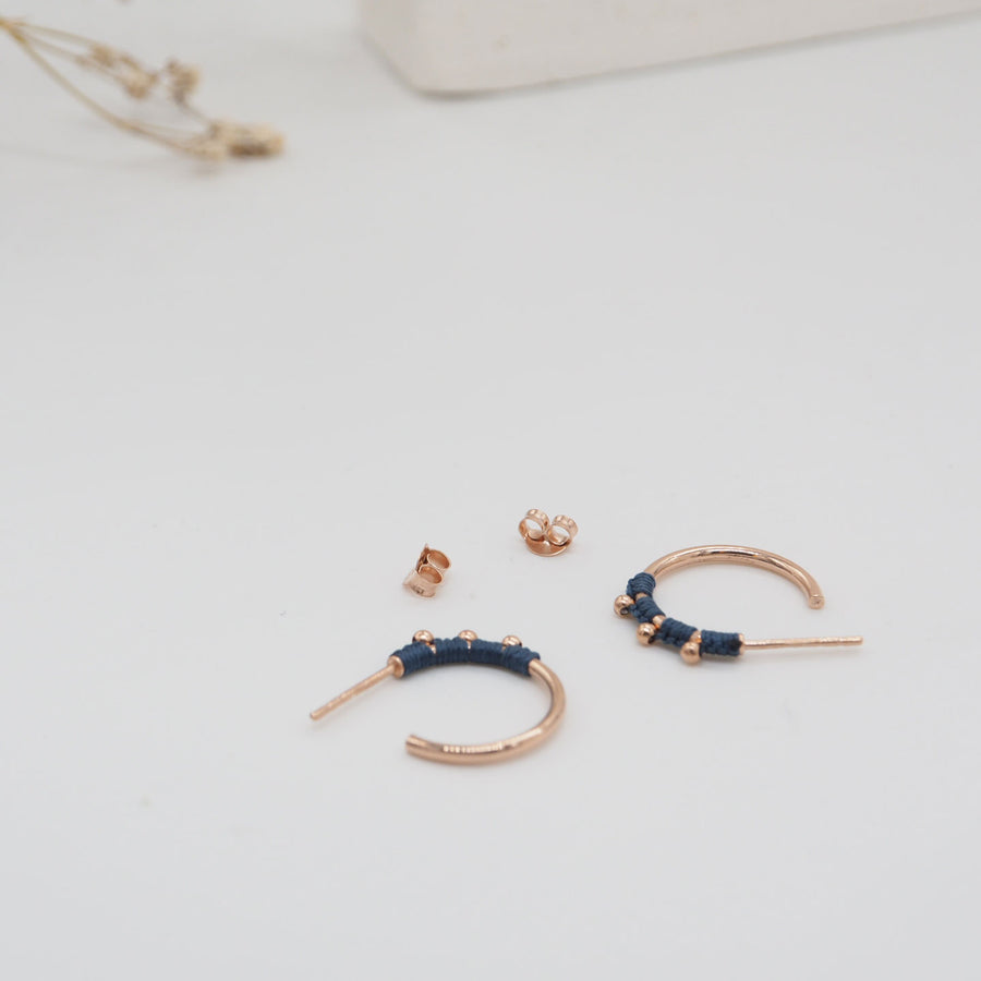EARRINGS MIA XS. PINK GOLD