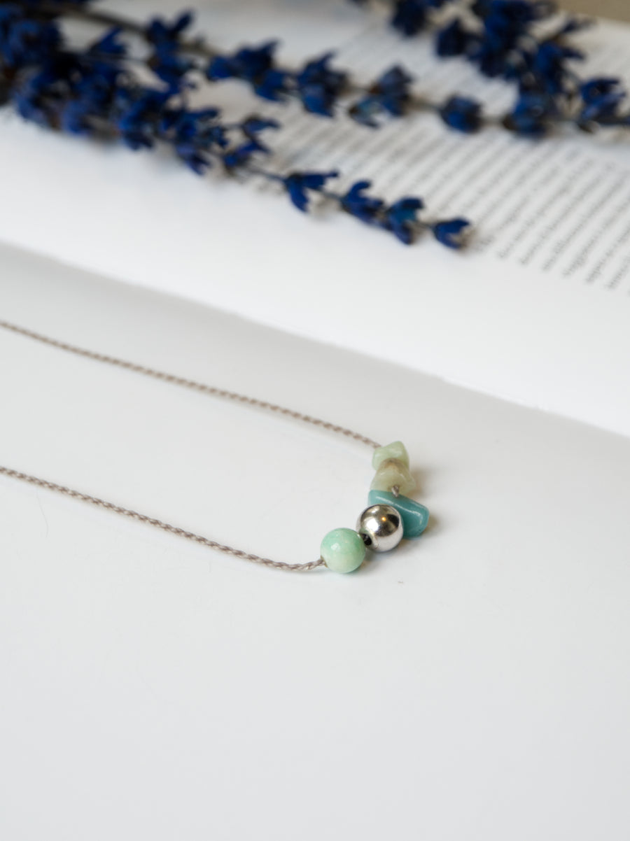 COLLAR AURA AMAZONITA