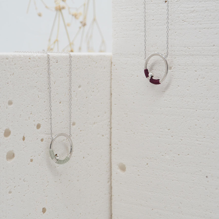 SILVER ORBIT NECKLACE