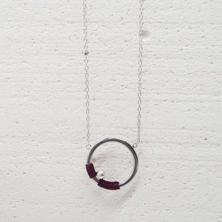 SILVER ORBIT NECKLACE