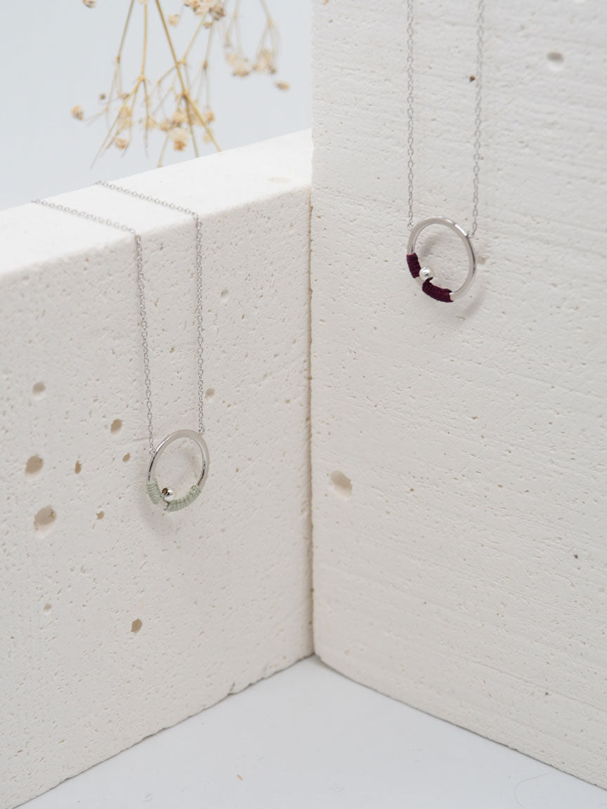 SILVER ORBIT NECKLACE