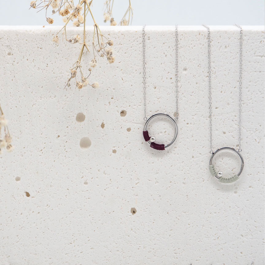 SILVER ORBIT NECKLACE