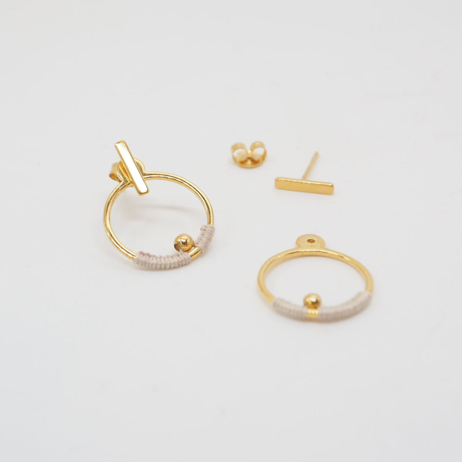 GOLD ORBIT EARRINGS
