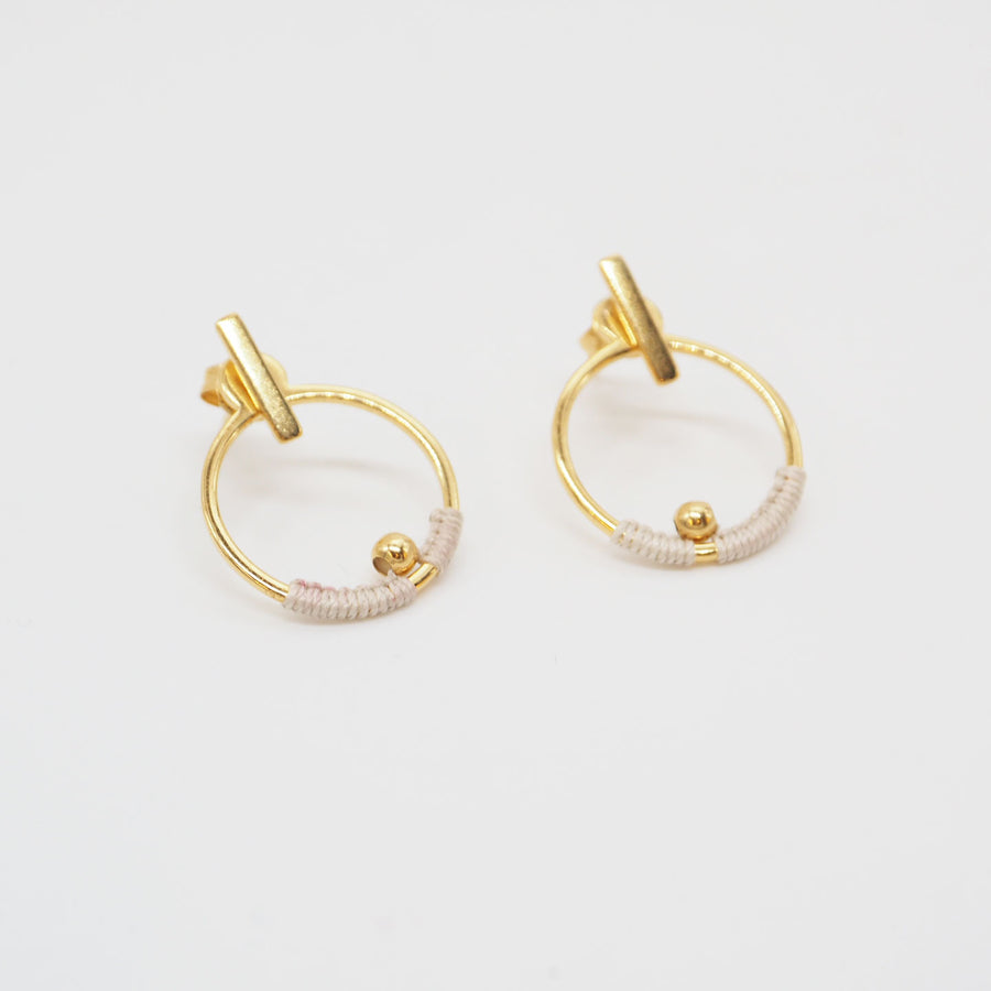 GOLD ORBIT EARRINGS