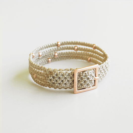 DONUTS BIG BRACELET ROSE GOLD