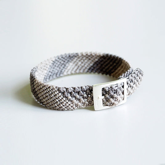 BICOLOR STONE DIAGONAL BRACELET