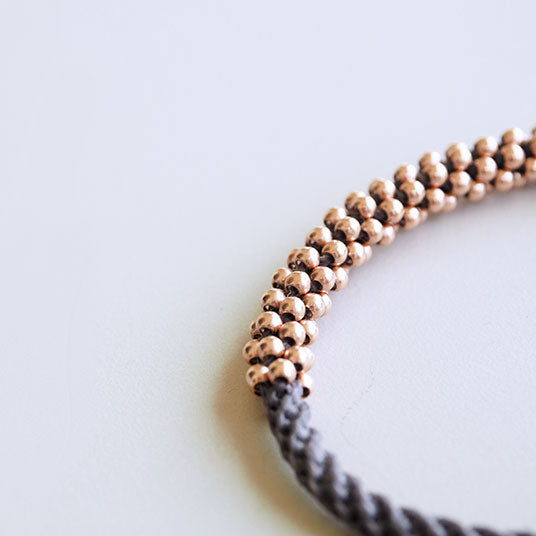 MEDIUM ROSE GOLD SERPENTINE BRACELET