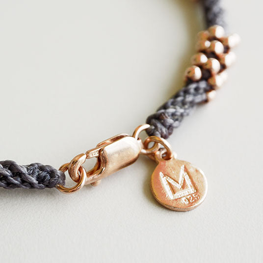PULSERA SERPENTINA TRAMOS ORO ROSA
