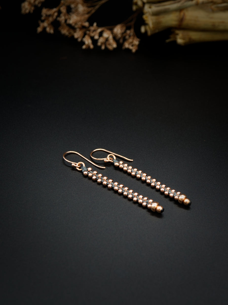 PENDIENTES SAMADHI ORO ROSA