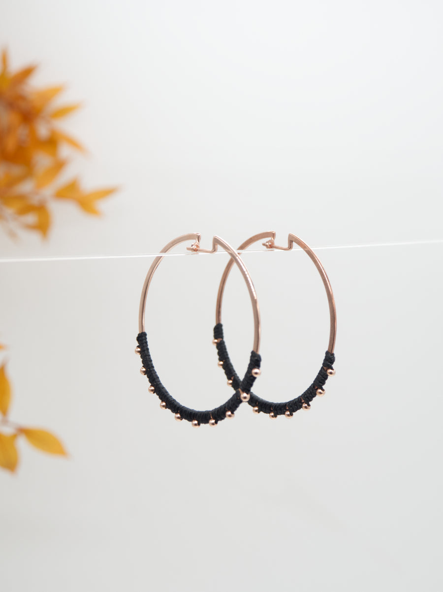 GOLD ORBIT EARRINGS