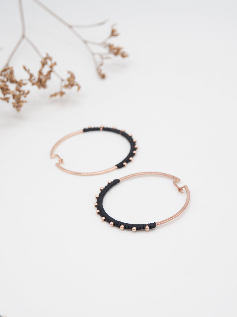 GOLD ORBIT EARRINGS