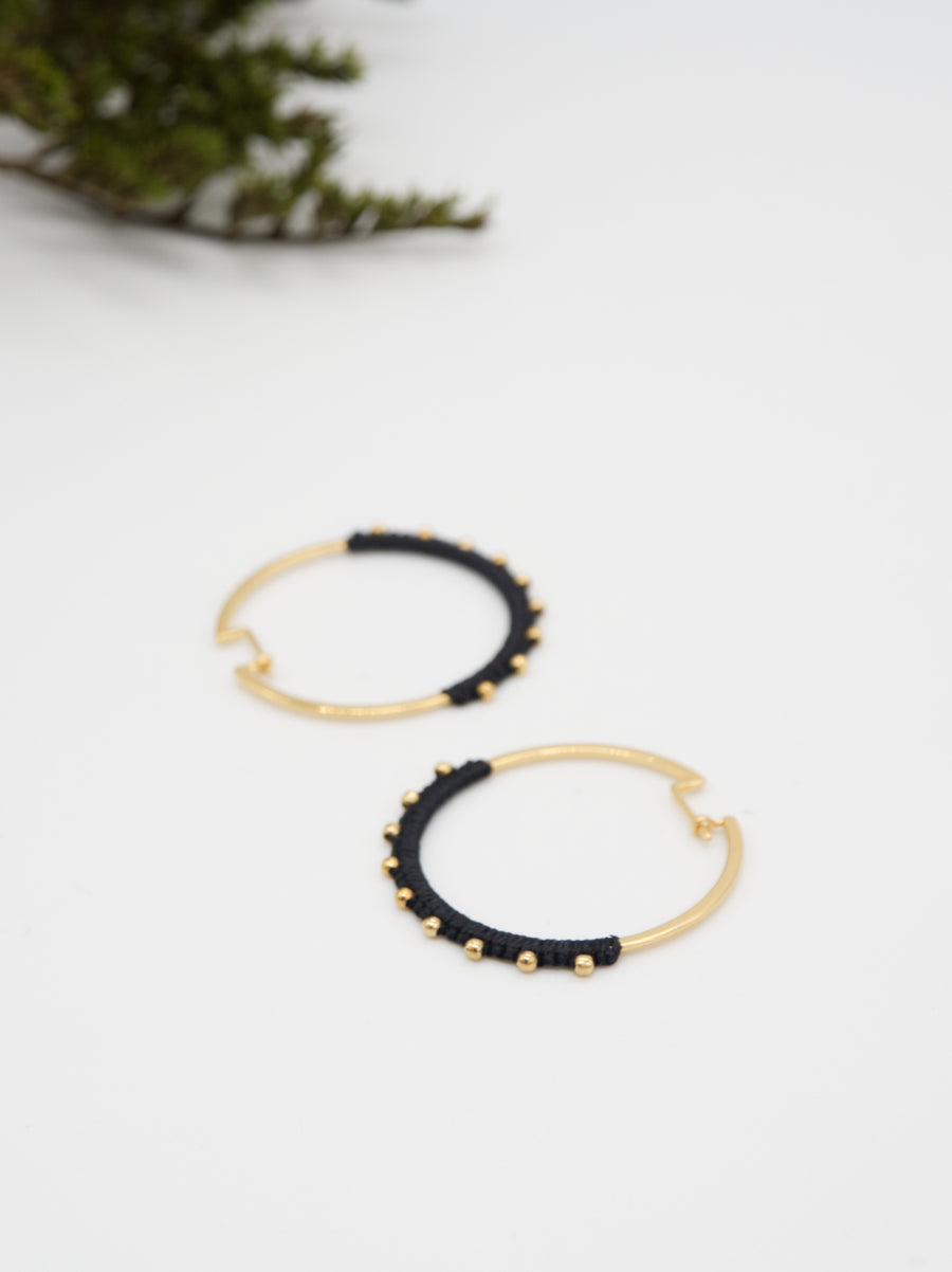 GOLD ORBIT EARRINGS