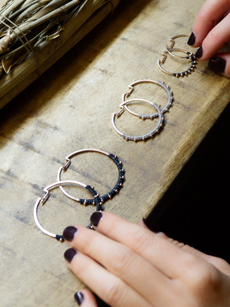GOLD ORBIT EARRINGS