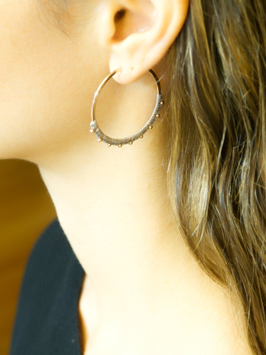 GOLD ORBIT EARRINGS