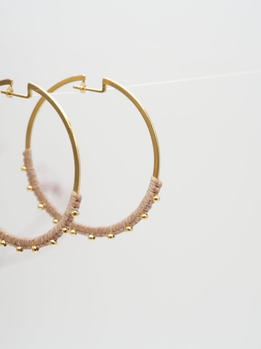 GOLD ORBIT EARRINGS