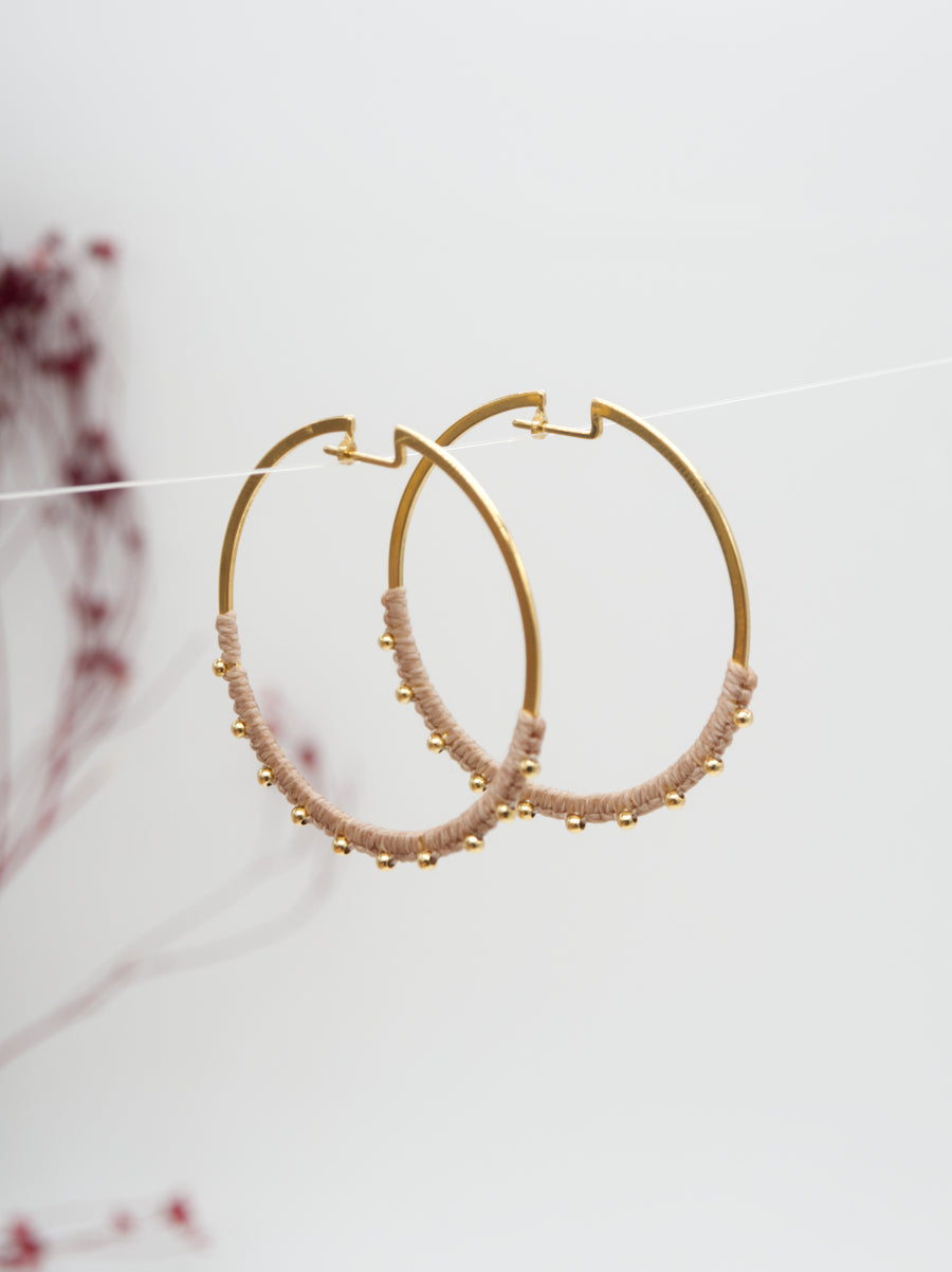 GOLD ORBIT EARRINGS
