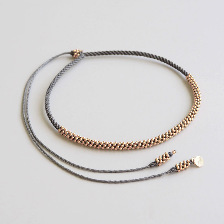 COLLAR SERPENTINA ORO ROSA