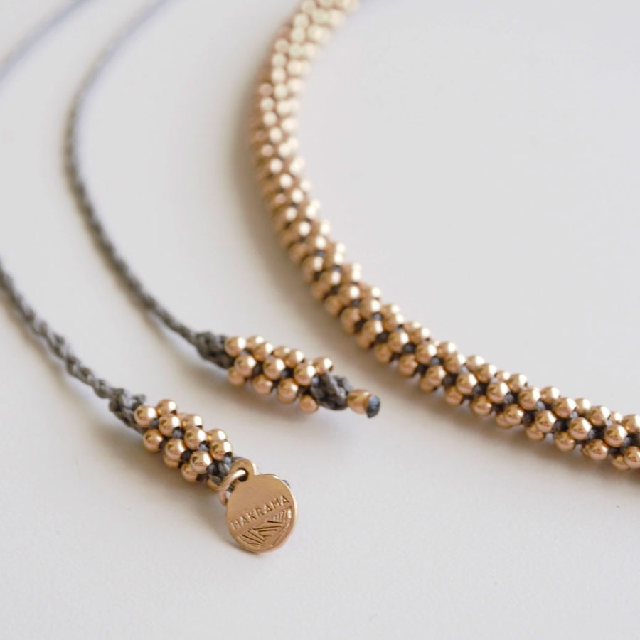 COLLAR SERPENTINA ORO ROSA