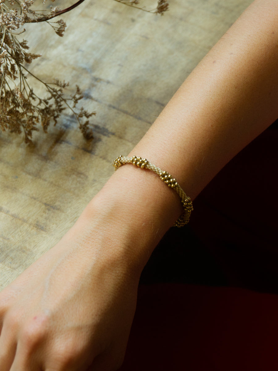 PULSERA SERPENTINA TRAMOS ORO