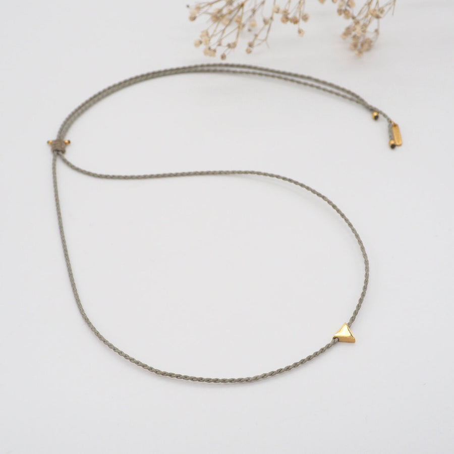 GOLD TRIANGLE NECKLACE