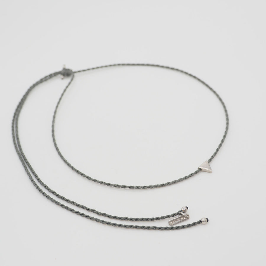 SILVER TRIANGLE NECKLACE