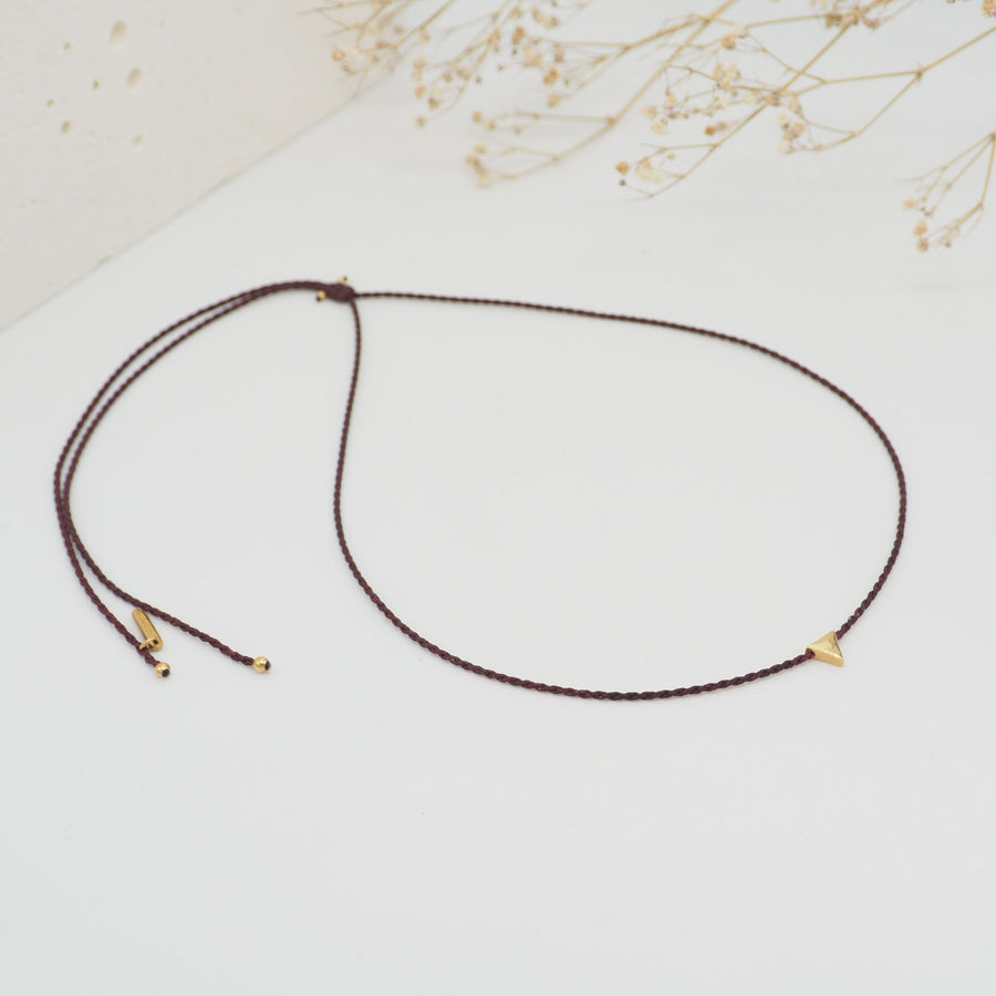 GOLD TRIANGLE NECKLACE