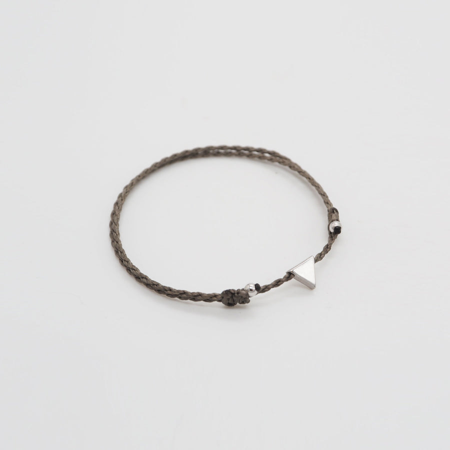 PULSERA TRIÁNGULO PLATA