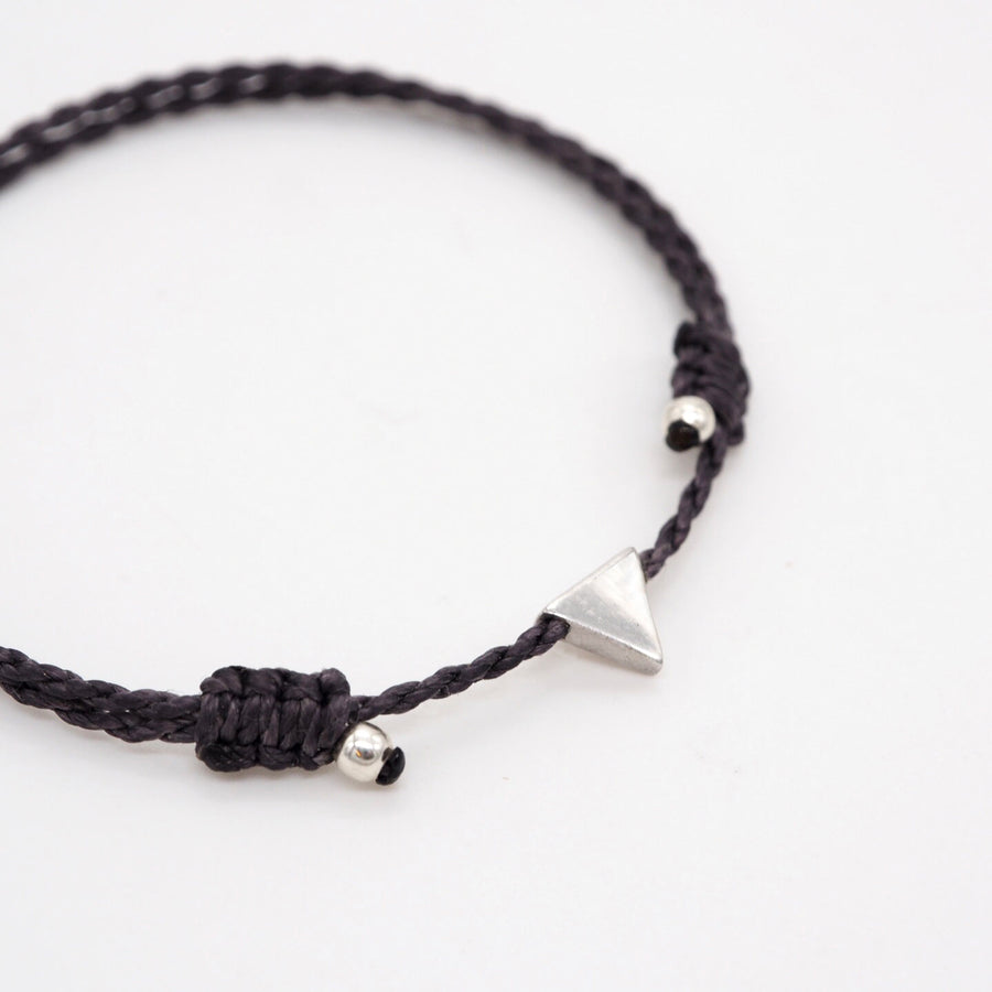PULSERA TRIÁNGULO PLATA