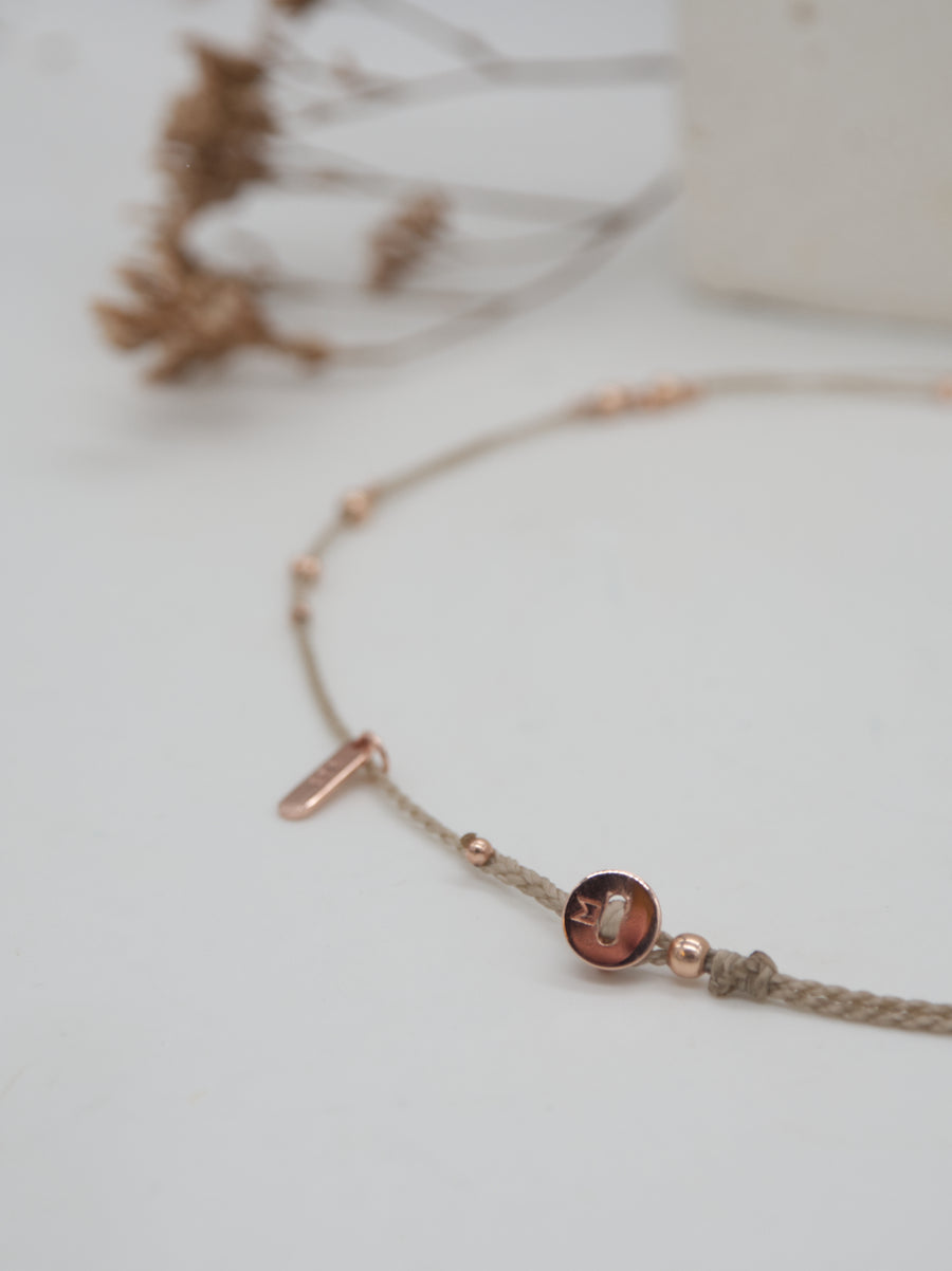COLLAR VIDA ORO ROSA