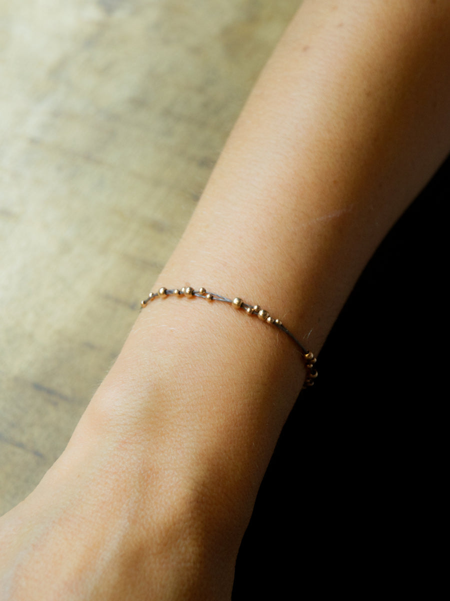 PULSERA VIDA ORO ROSA