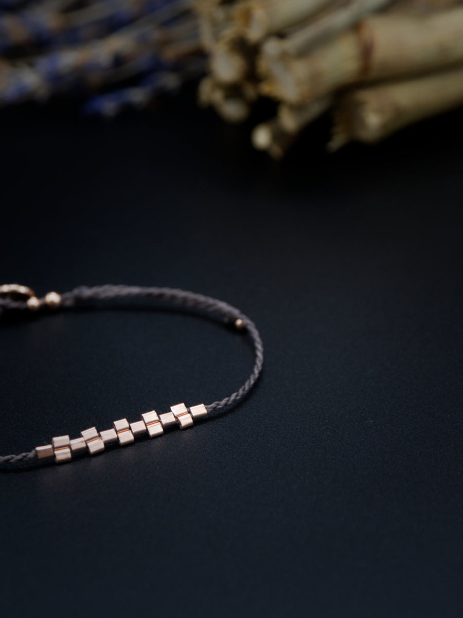 PULSERA YAMA ORO ROSA BIG