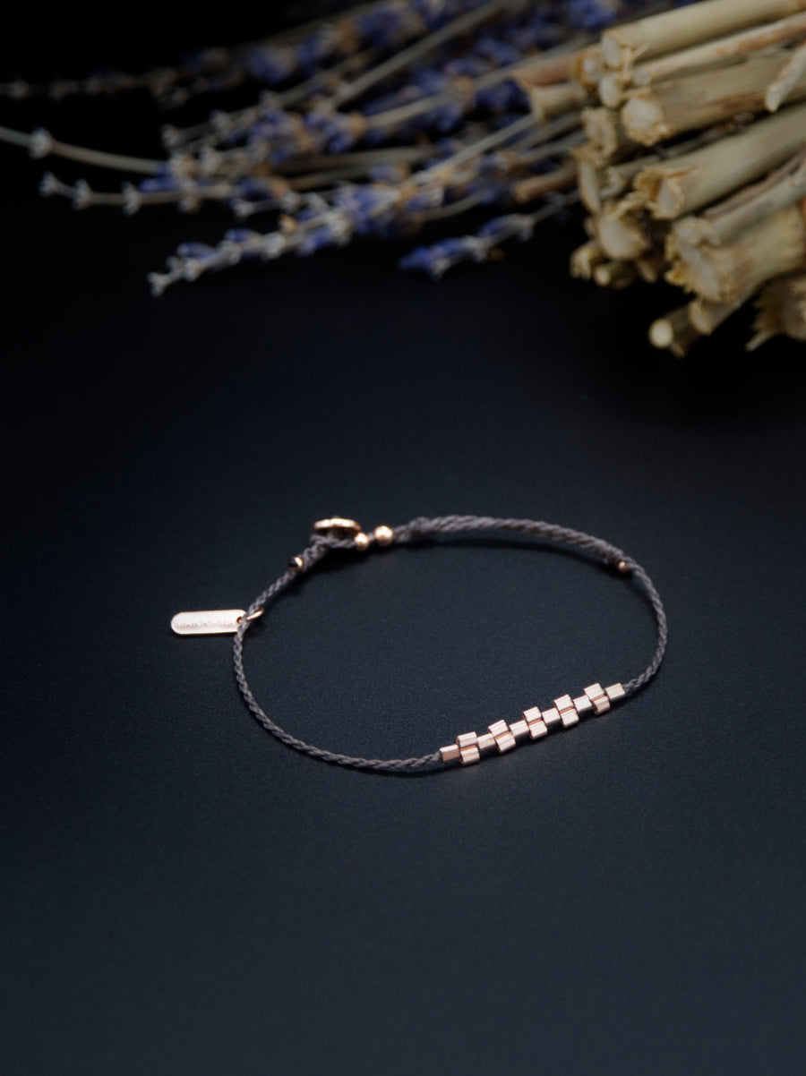 PULSERA YAMA ORO ROSA BIG