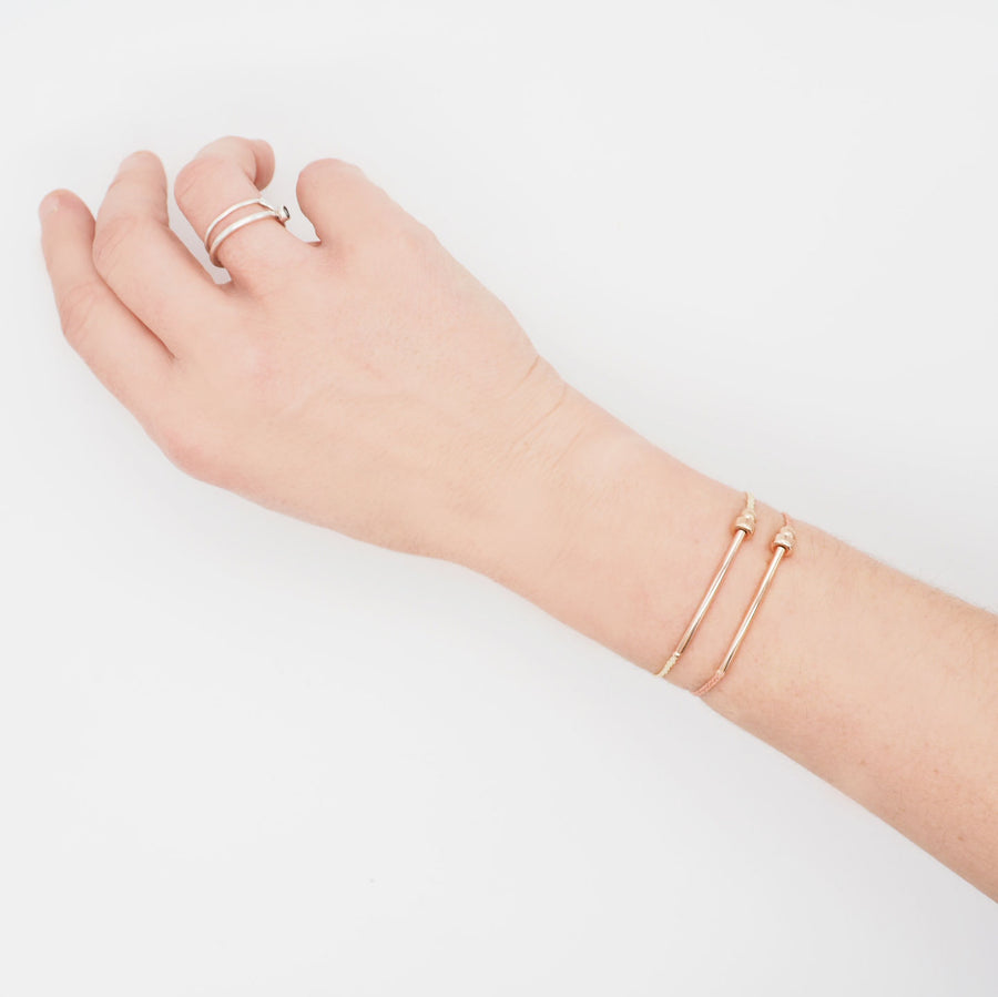 PINK GOLD ZEN BRACELET