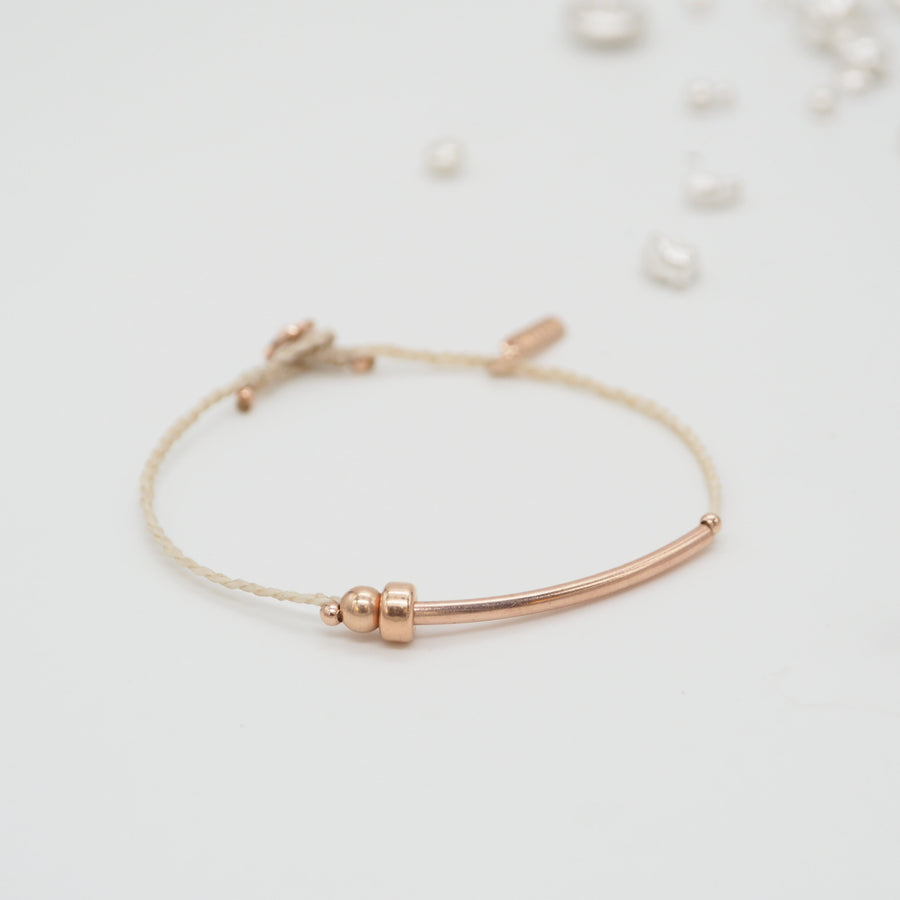 PINK GOLD ZEN BRACELET